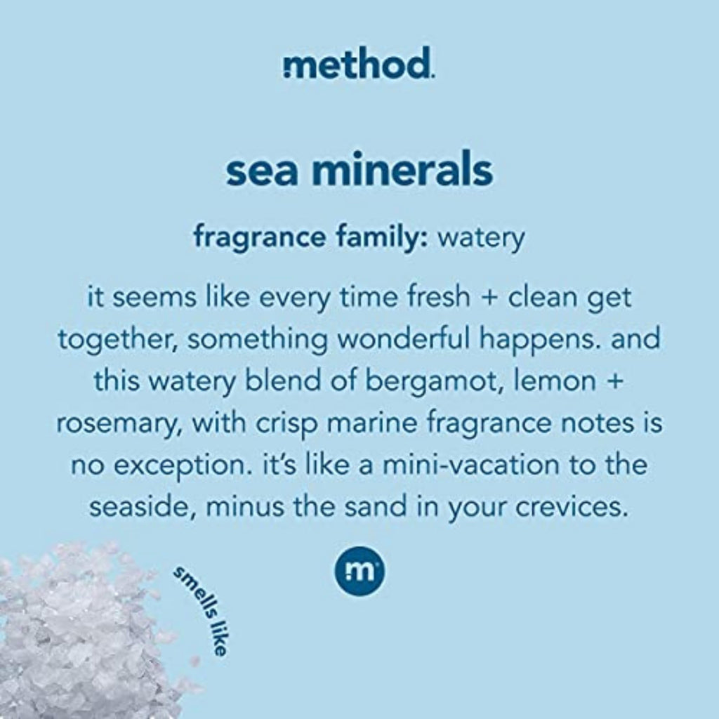 Method Foaming Hand Soap, Sea Minerals, Paraben and Phthalate Free, 10 fl oz (Pack of 3)