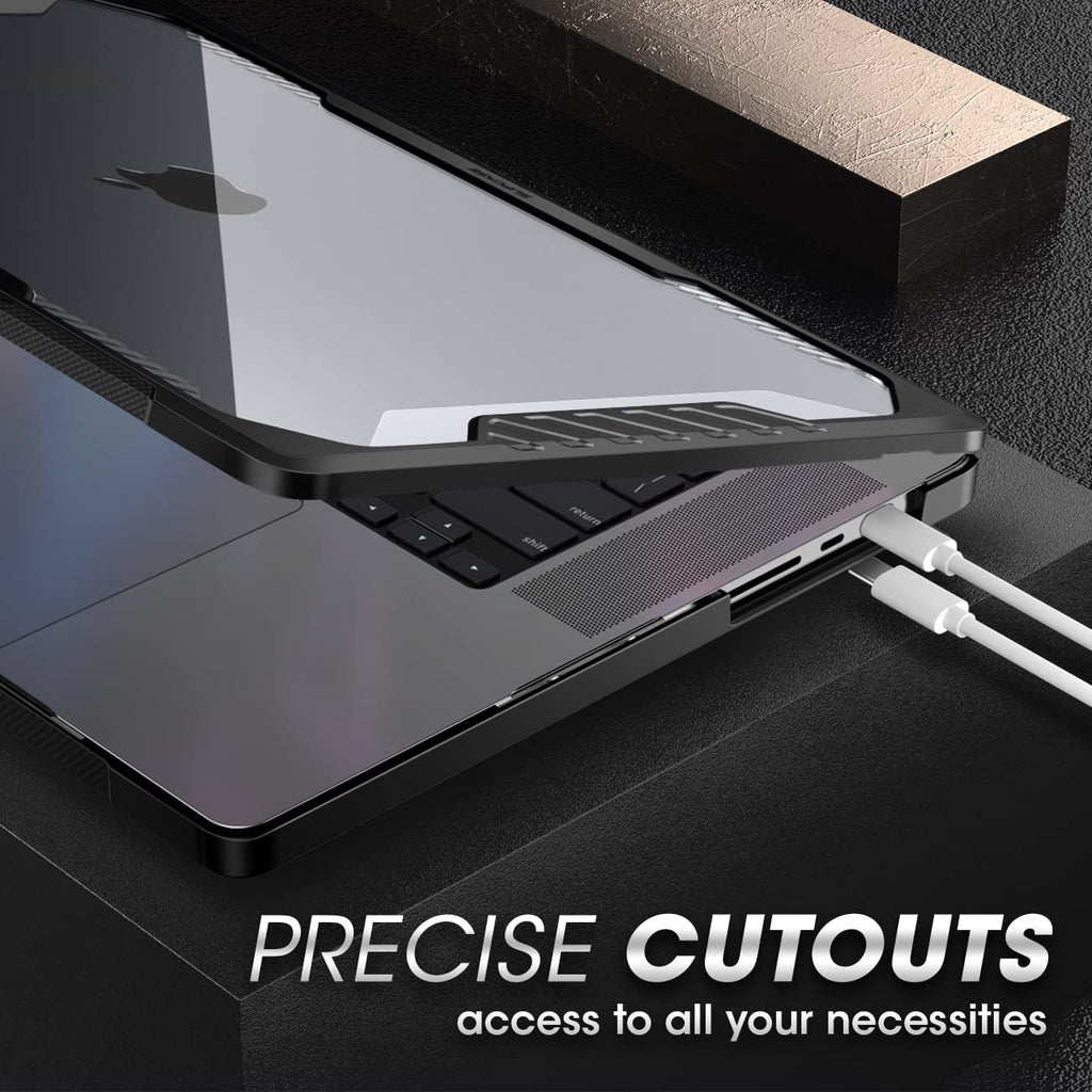 SUPCASE for MacBook Pro 14 Inch Case 2026-2021 (Unicorn Beetle), M5/M4/M3/M2/M1 Pro/Max A3427 A3426 A3434 A3185 A3401 A3112 A2918 A2992 A2779 A2442 Rugged Protective Cover for MacBook Pro 14", Black