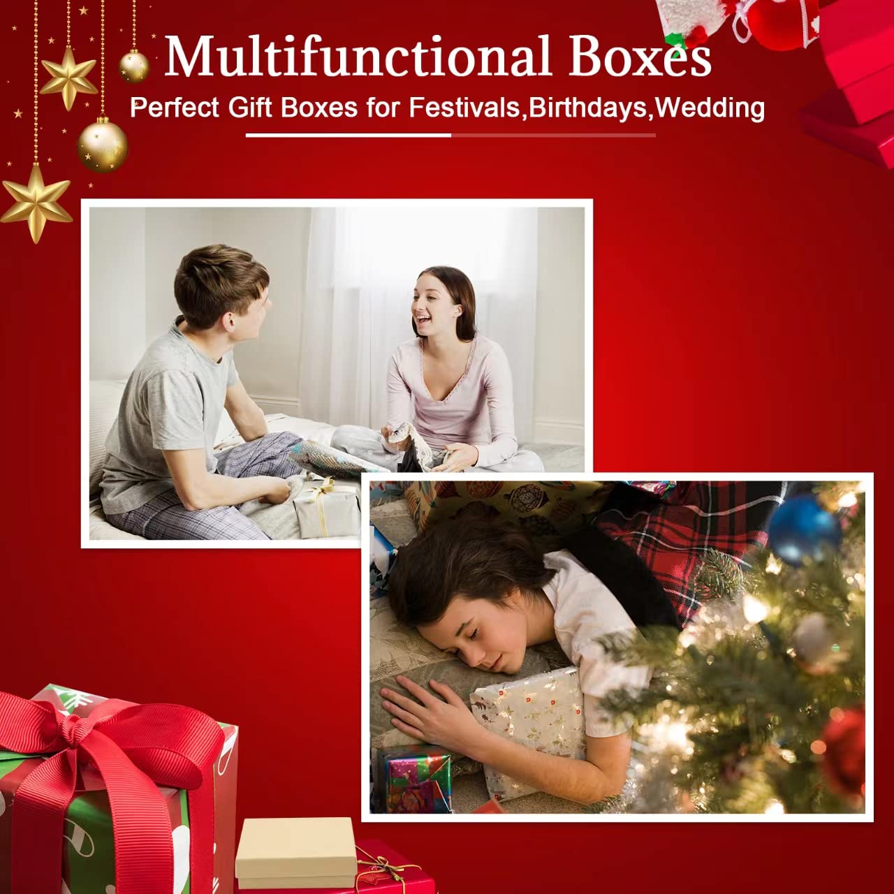 Cardboard Jewelry Black Gift Boxes 20 Pack3.5×3.5×1 inches, its apply to displaying necklaces, rings, bracelets, earrings