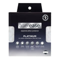 AllerEase Platinum Allergy Defense Particles Proof Temperatur Balancing Luxurious Plush Fabric Machine Washable Durable Zippered Pillow Protector, Standard/Queen Size, White