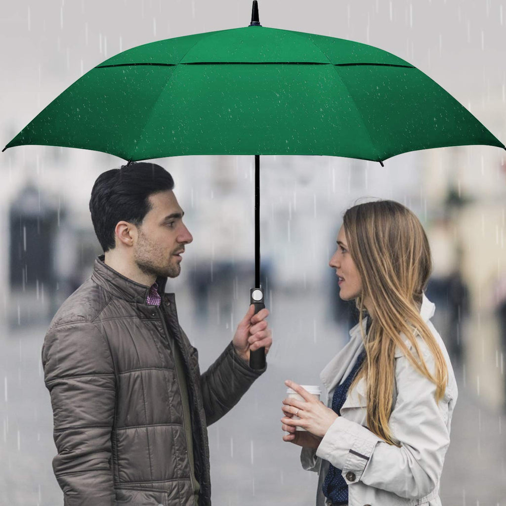 ACEIken Golf Umbrella Large 58/62/68 Inch Automatic Open Golf Umbrella Extra Large Oversize Double Canopy Vented Umbrella Windproof Waterproof for Men and Women