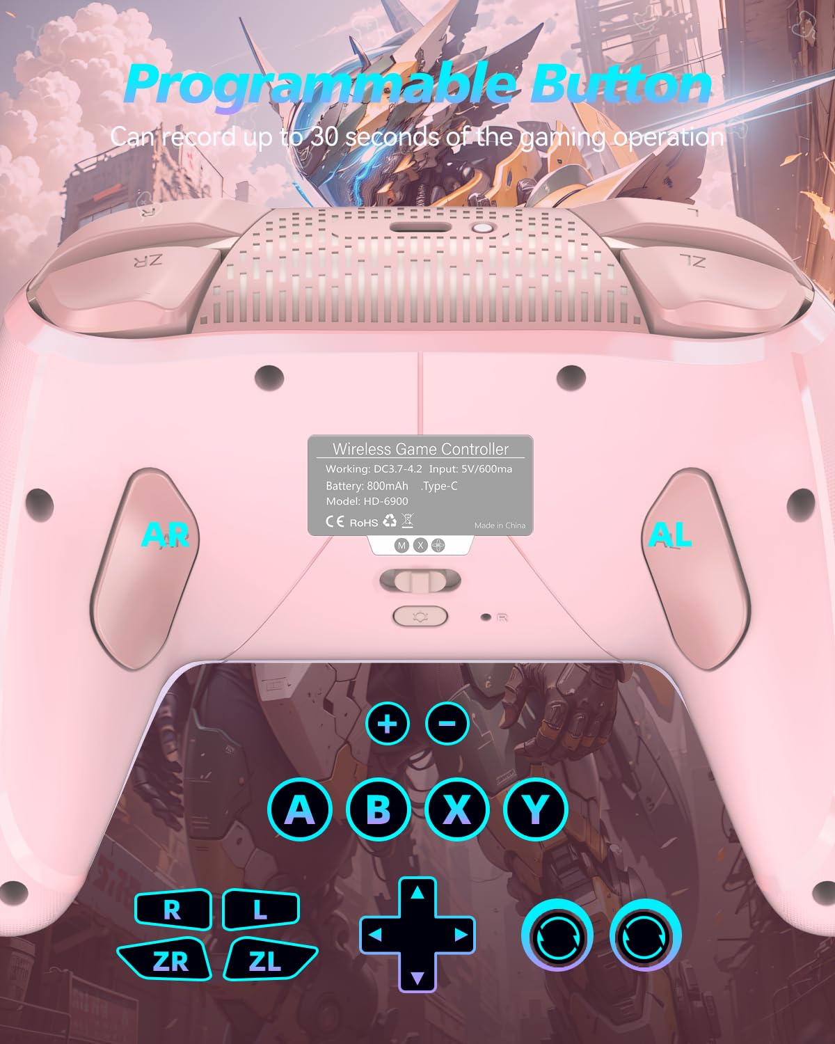 GMBACK Wireless Switch 2 Controller for Nintendo Switch 2/Switch/Lite/OLED