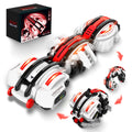 BAZADER RC Car with LED Lights - Remote Control Car Snakes 360° Roll Toy, Birthday for Kids Age 7 8 9 10 11+ Year Old, 2 Batteries 60+min, Indoor/Outdoor Toy for 6-12 yr Teen Boys