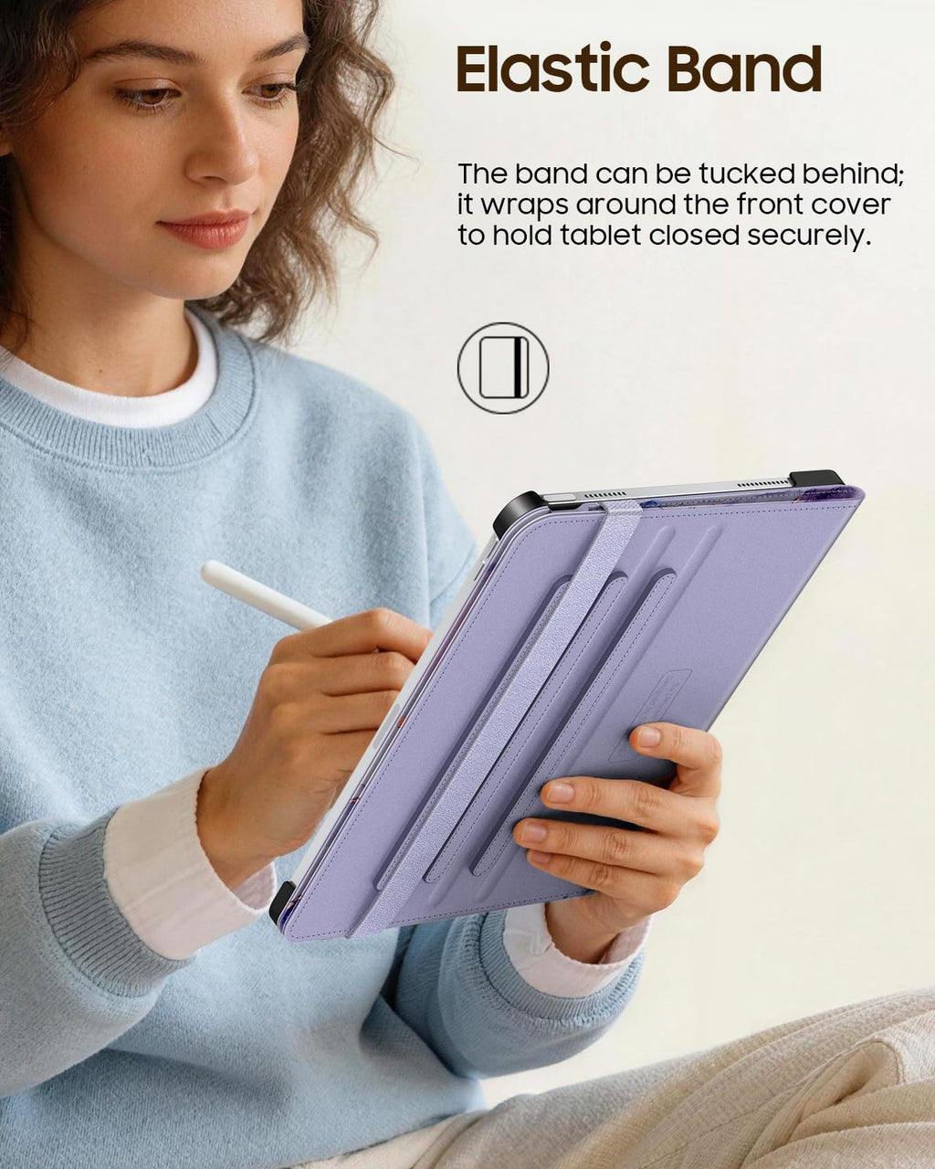 Fintie Case for iPad Air 11-inch M4/M3/M2 (2026/2025/2024), iPad Air 5th/4th Generation (2022/2020) 10.9 Inch, Multi-Angle Viewing Protective Cover with Pencil Holder & Pocket, Black