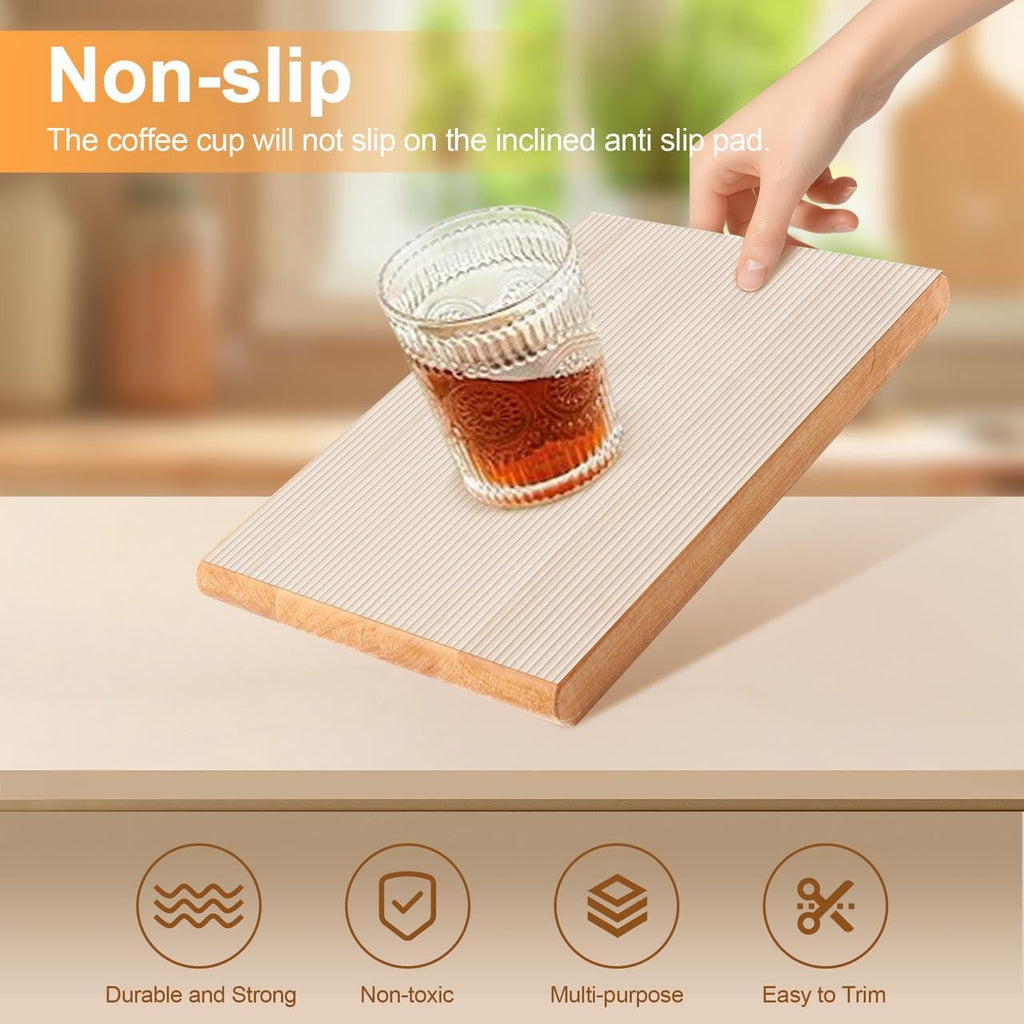 FEXIA Shelf Liner for Kitchen Cabinets Drawer Non Adhesive Non-Slip Liner 12 Inches x 20 FT Waterproof & Oil-Proof Durable Material Fridge Liner for Shelves
