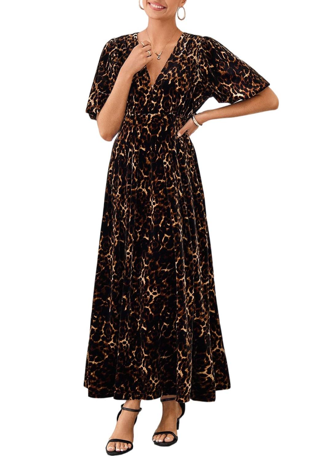 Sissyaki Women's Velvet Formal Dresses for Wedding Guest 2025 Fall Winter Dress