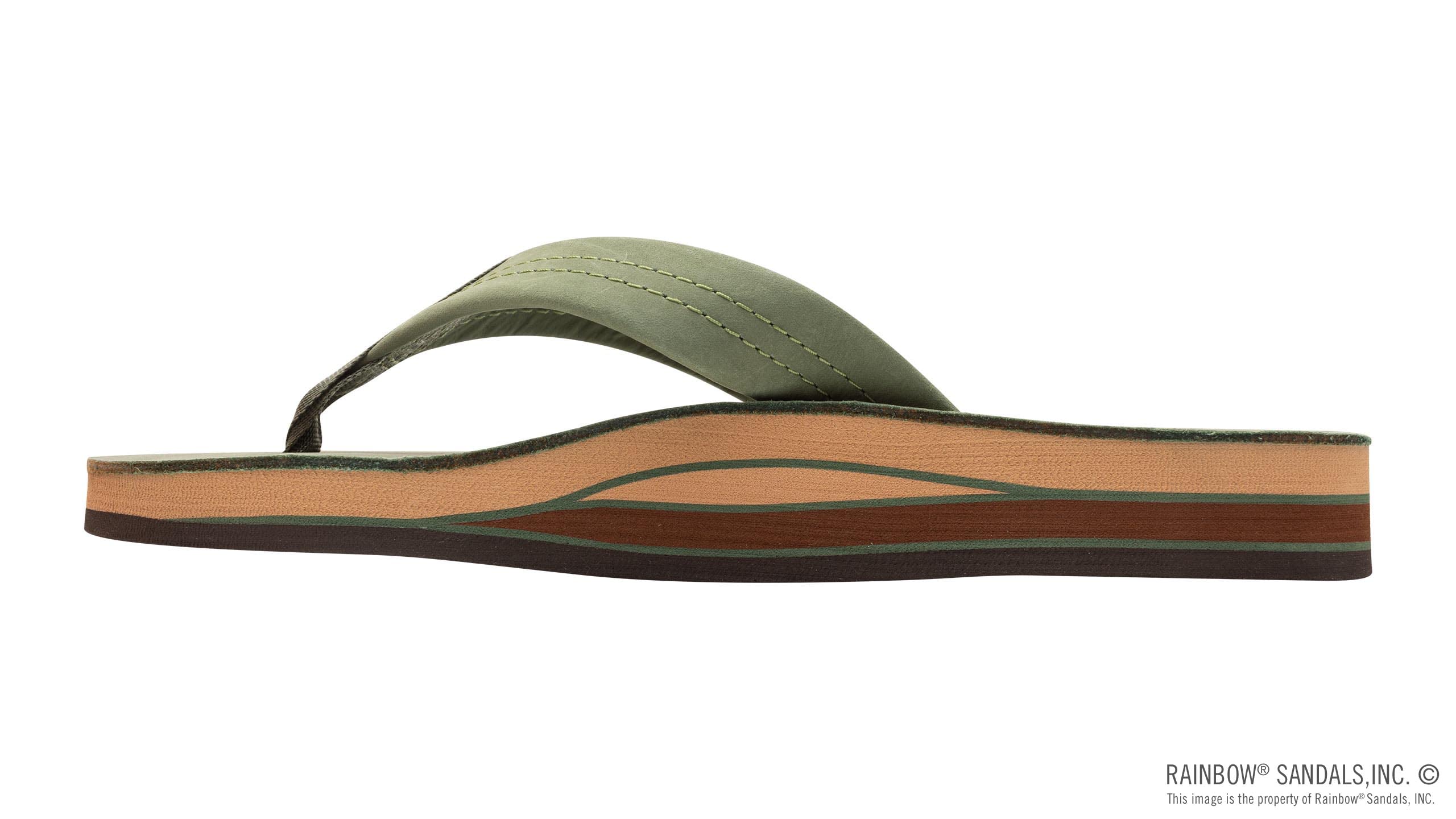Rainbow Sandals Women's Double Layer Wide Strap w/Arch
