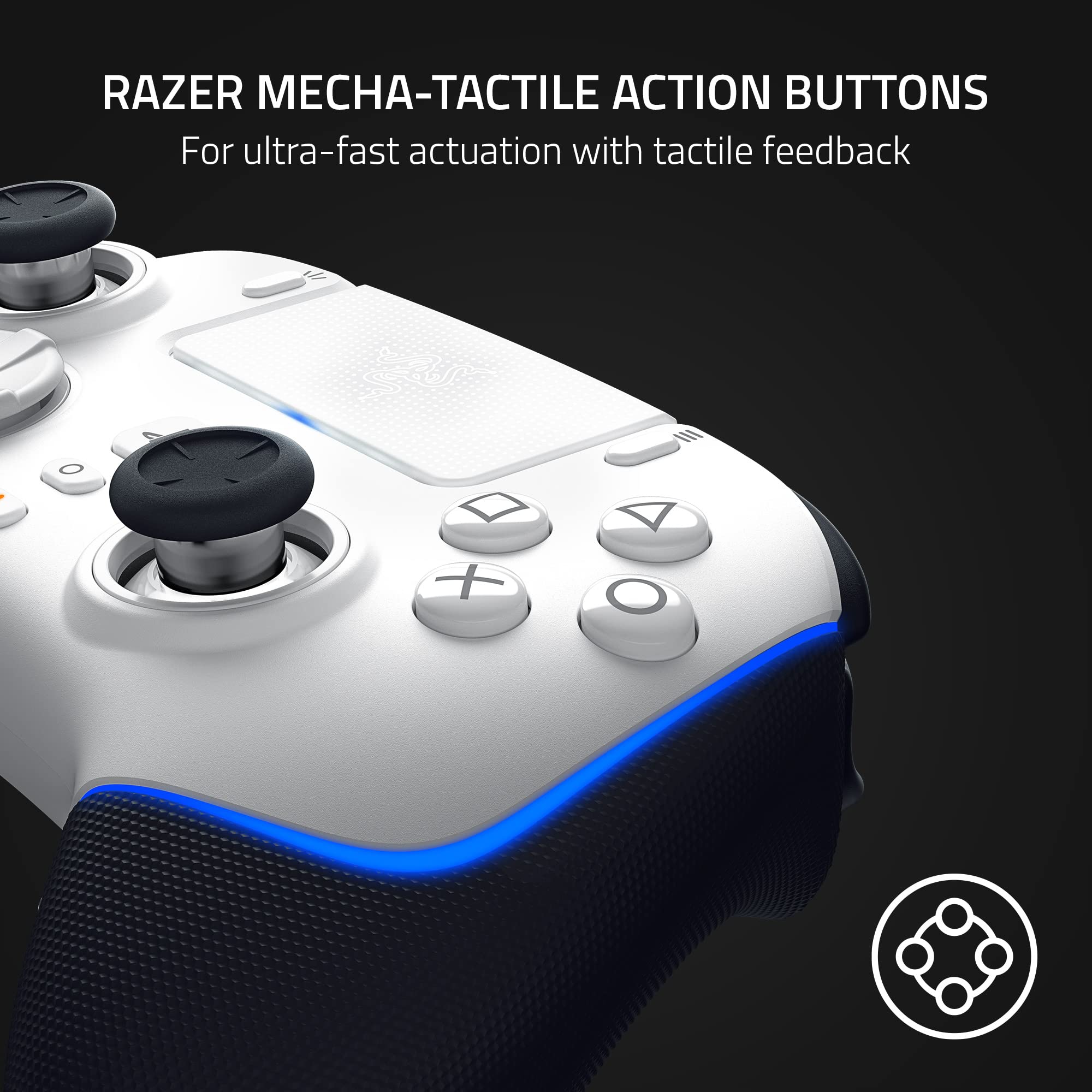 Razer Wolverine V2 Pro Wireless Gaming Controller for PlayStation 5 / PS5, PC: Mecha-Tactile Action Buttons - 8-Way Microswitch D-Pad - HyperTrigger - 6 Remappable Buttons - Chroma RGB   - Black