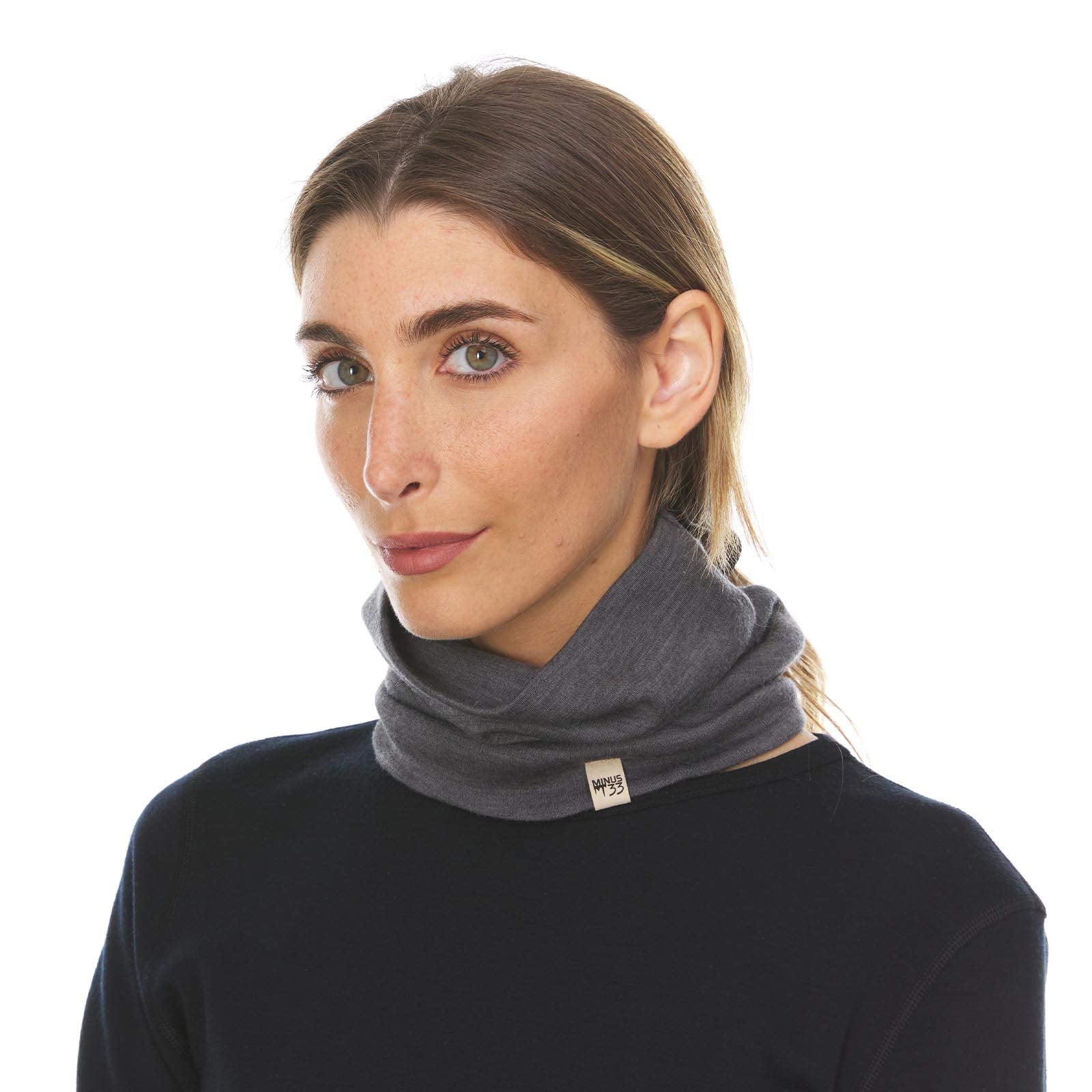 100% Merino Wool - Midweight Neck Gaiter - Skiing Neck Warmer - Winter Face Mask - Multipurpose Headwear