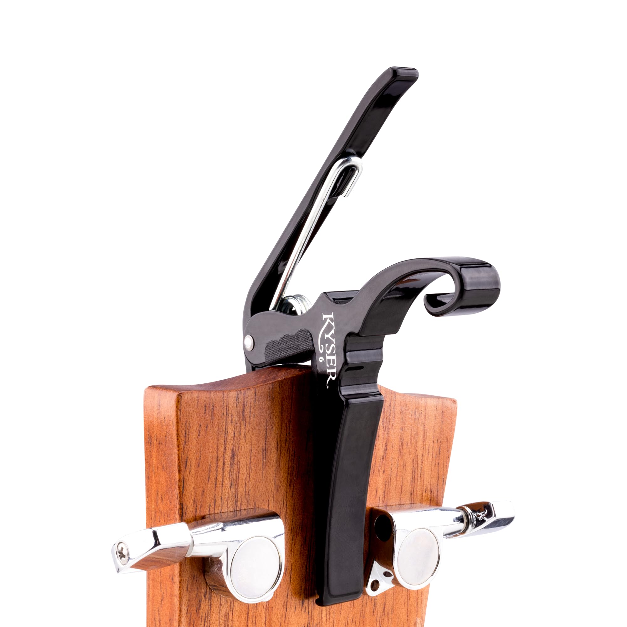 Kyser Musical Products Quick-Change Guitar Capo, KG6ABA, Abalone - For 6-String Acoustic Guitars, Made in USA, Quality, Strong, Lightweight, Quick & Easy Key Changes, Innovative, Perfect Fit