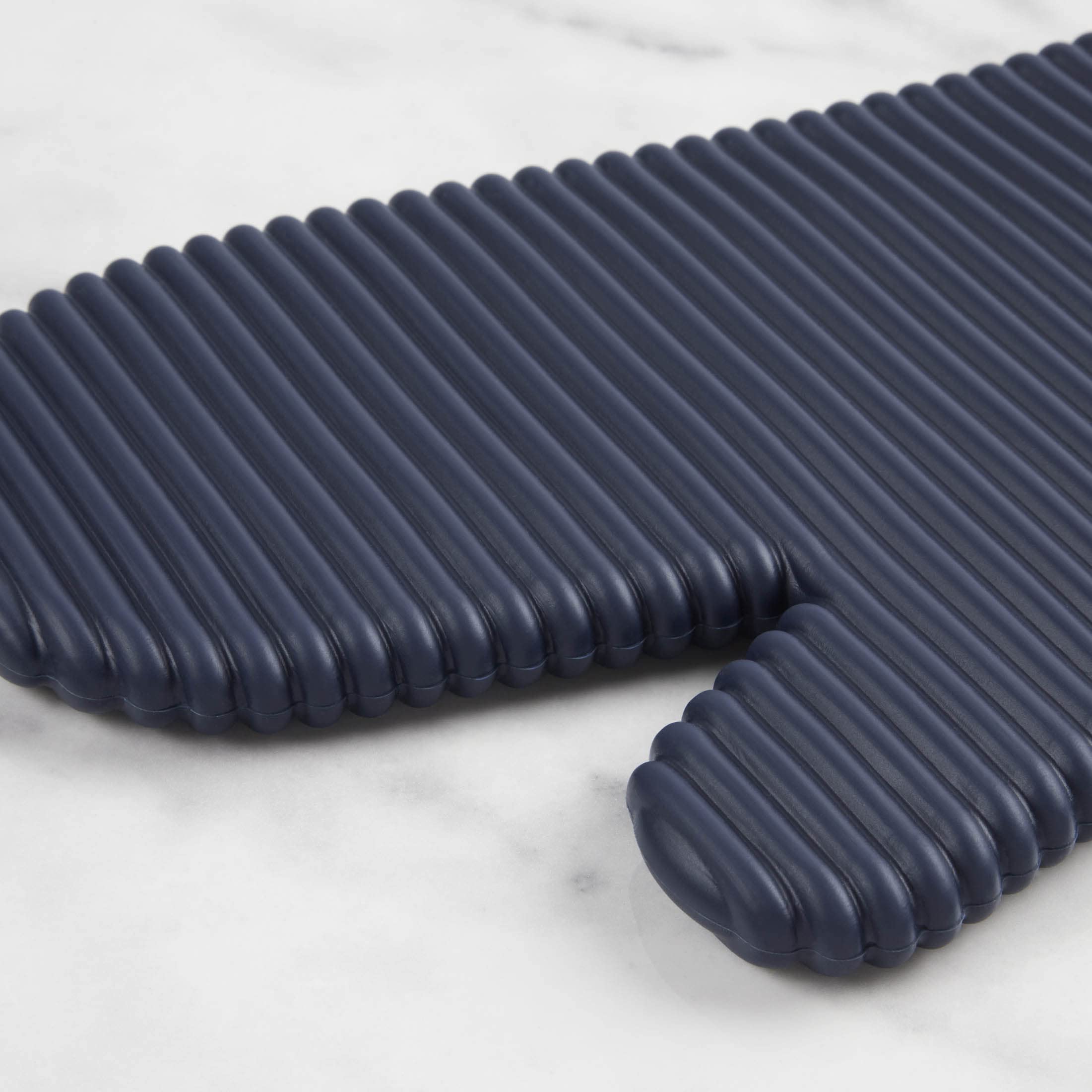 KITCHENAID Ribbed Soft Silicone Oven Mitt 2-Pack Set, 7.5"x13", Aqua Sky