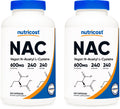 Nutricost N-Acetyl L-Cysteine (NAC) 600mg, 30 Vegan Capsules - GMO Free, Gluten Free, Vegetarian Caps