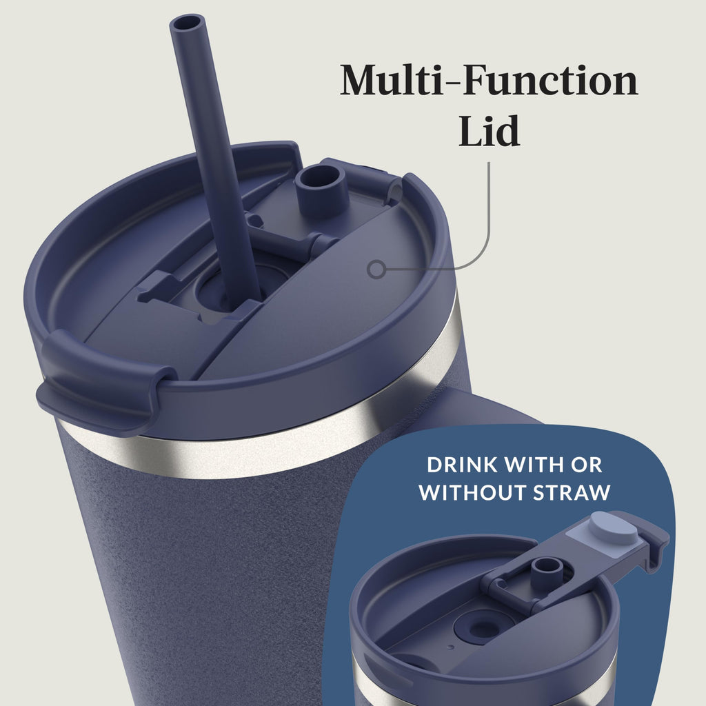Contigo Streeterville 30oz Tumbler, Stainless Steel Vacuum Insulated, Leak-Proof, Cold for 29 Hours, Fits in cupholders, Licorice