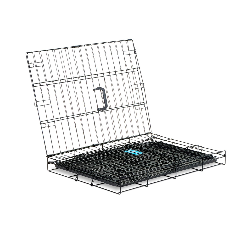Carlson Secure and Compact Double Door Metal Dog Crate, Medium with Divider Panel