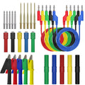 12pc Multimeter Test Leads,Test Leads with Alligator Clips,Test Hook,Banana Plug Leads,Telescopic Testing Hook,Suitable for Fluke, Kaiweets, Innova Multimeter, Voltmeter, Clamp Meter