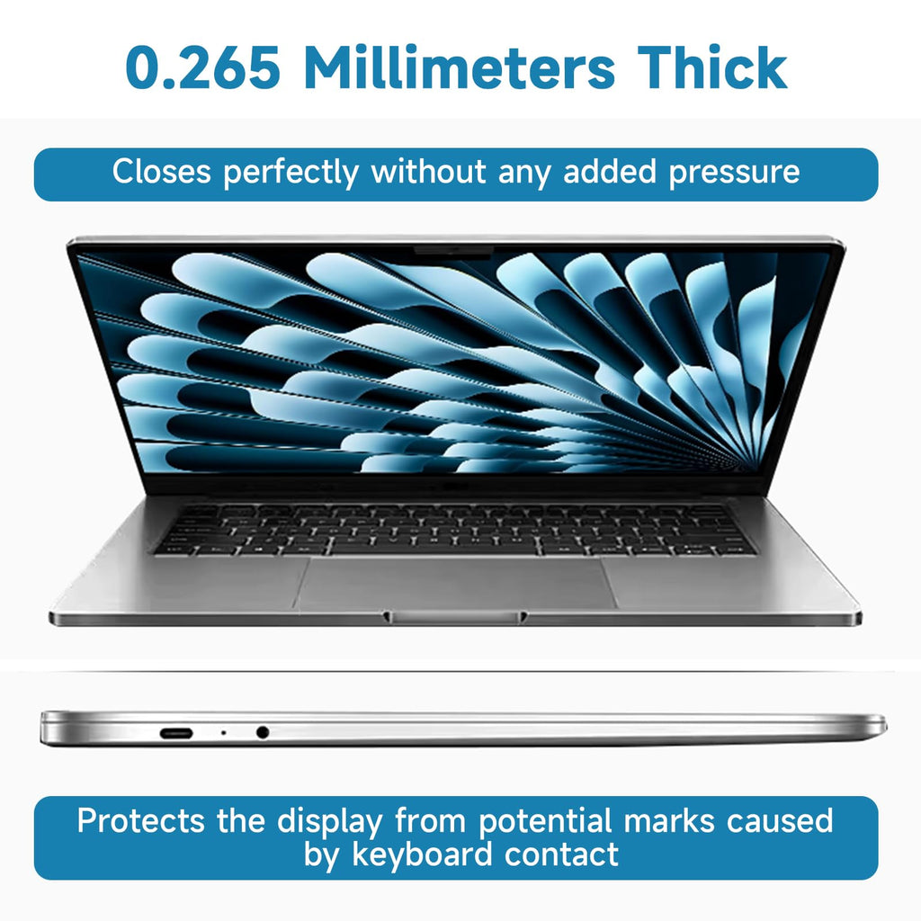 Paquete de 2 protectores de pantalla compatibles con MacBook Pro de 13 pulgadas (2016-2022 / M1, M2) y MacBook Air de 13 pulgadas (2018-2021 / M1), protector de pantalla antirreflejos, protector de