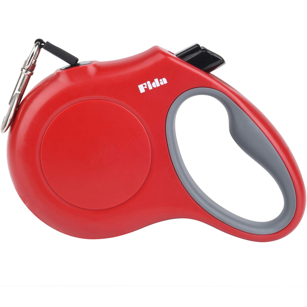 Fida Retractable Dog Leash X-Small Breed, 10 ft Durable Pet Walking Leash for Extra Small Dogs/Cats/Small Animals up to 18 lbs, 360° Tangle Free, Black