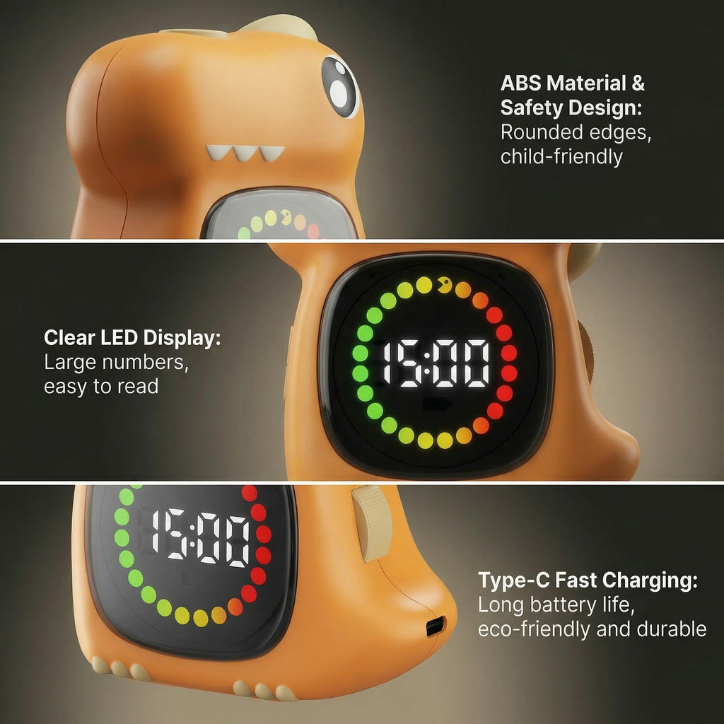 Visual Timer for Kids 99 Minute Digital Cute Kids Visual Timer Classroom Timer for Home School Study Teaching Time Management Countdown Timer