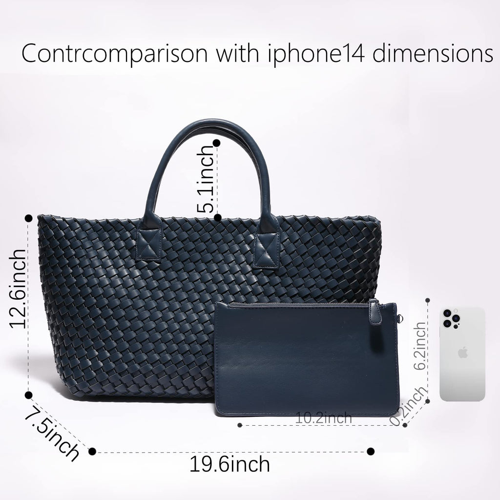 Woven Bag Shopper Bag Travel Handbags and Purses Women Tote Bag Large Capacity Shoulder Fashion Bags