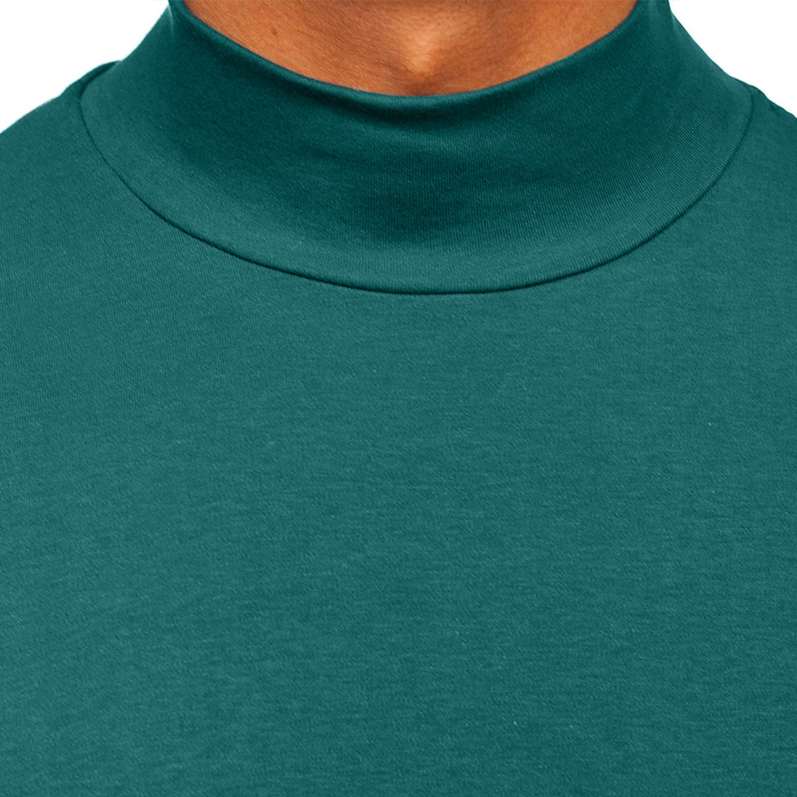 Rela Bota Mens Half Turtleneck Long Sleeve Pullover Basic Designed Undershirt Stretch Slim Fit Sweaters