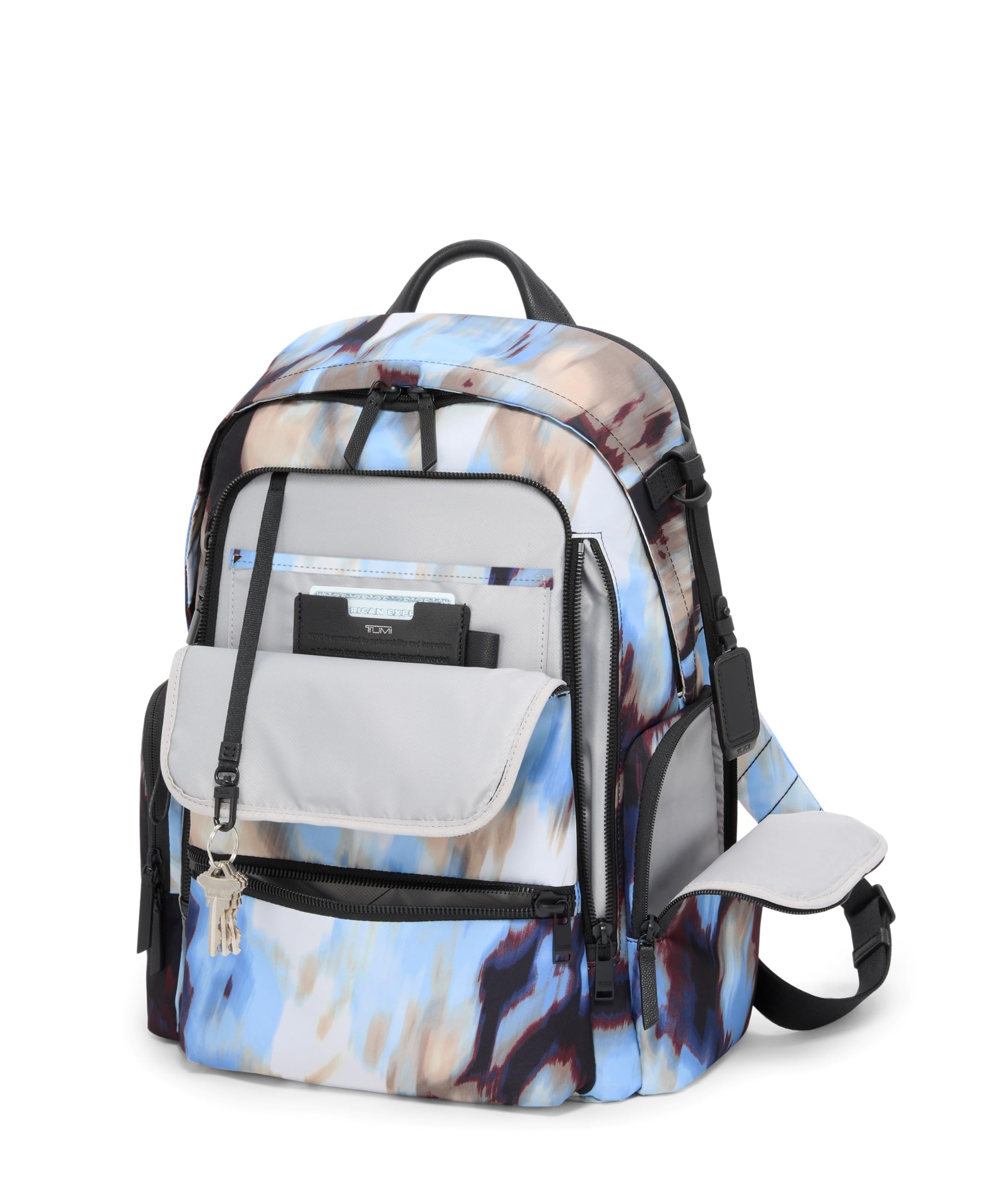 TUMI - Voyageur Celina Backpack - Women's Work and Travel Bag - 16.0" X 10.6" X 6.5" - Holds Up to 16" Laptop - Black & Gold Hardware