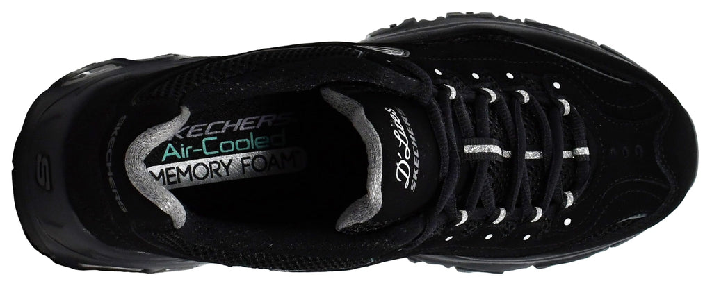 Skechers Women's D'lites Life Saver Memory Foam Lace-up Sneakers