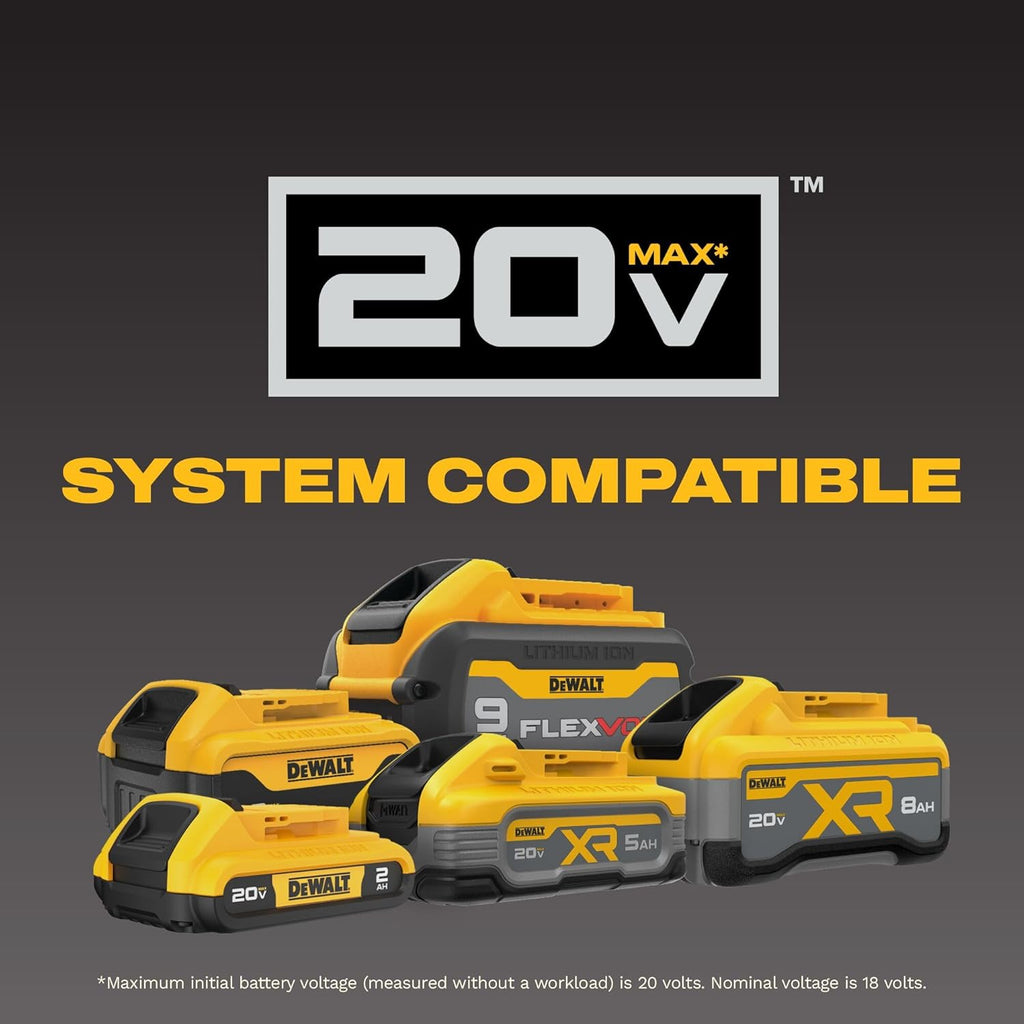DEWALT 20V MAX Cordless Drill and Impact Driver, Power Drill Brushless 2-Tool Power Tool Combo Kit, Includes 2 Batteries, Charger and Bag (DCK277D2)