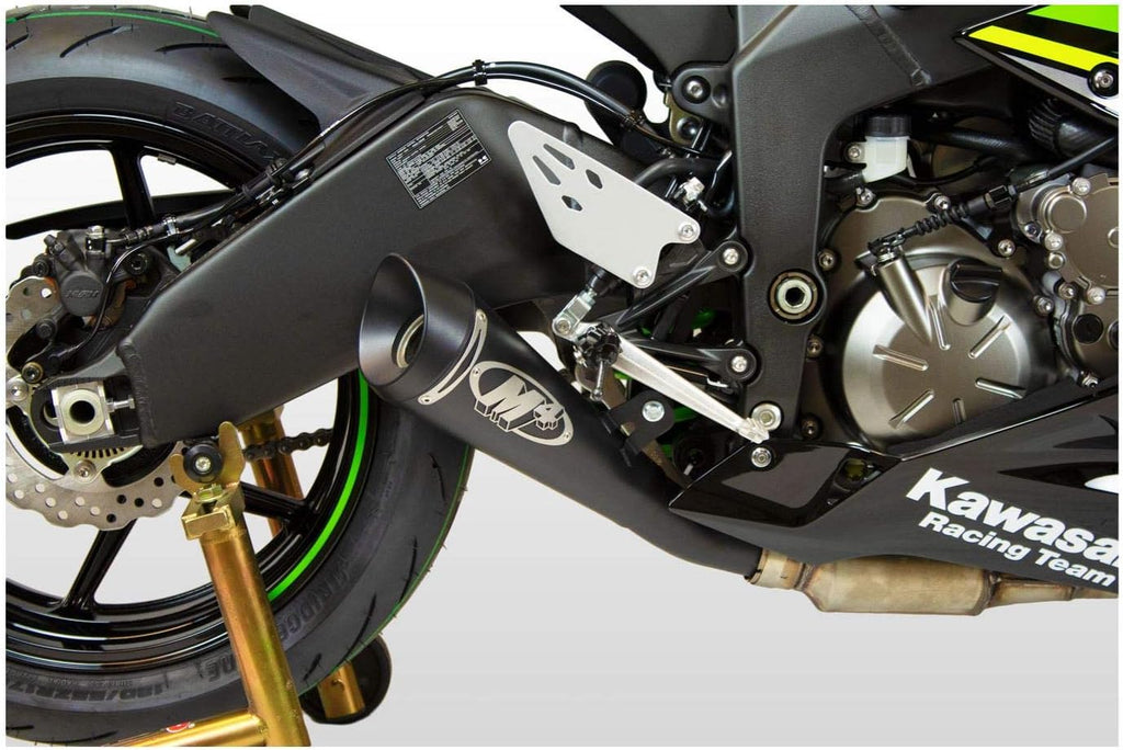M4 Performance Exhaust GP19 Series Slip-On compatible with 2009-2024 Kawasaki ZX-6R ZX636 KA6922-GP19