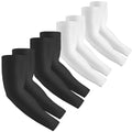 2 Pairs UV Protection Cooling Arm Sleeves Compression Sun Sleeves for Men Women Youth, Tattoo Cover Up, UPF 50