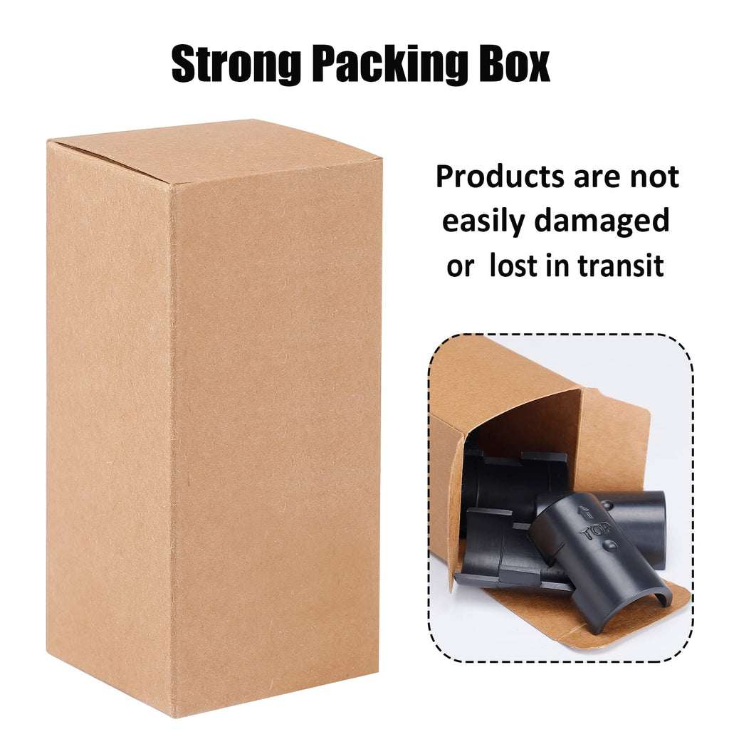 8 Wire Shelving Shelf Lock Clips for 1" Post - 4 Pairs of Shelving Sleeves Replacements for Wire Shelving System Plastic Accessories Parts