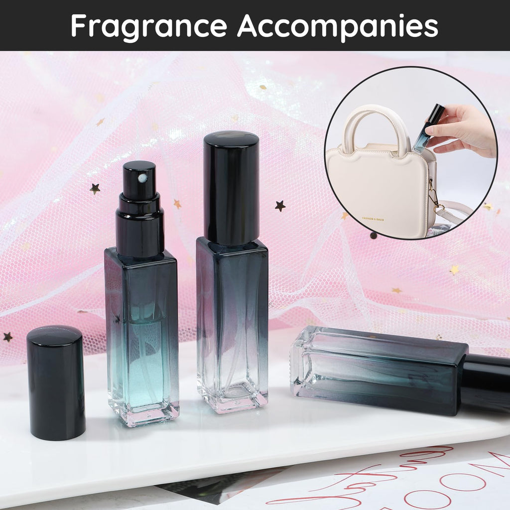 Segbeauty 0.34oz Mini Perfume Spray Bottles, 10Pack 10ml Glass Travel Perfume Atomizer Refillable, Small Empty Cologne Atomizer for Frangrance, Sample Cologne Bottles Sprayer with Refill Tool