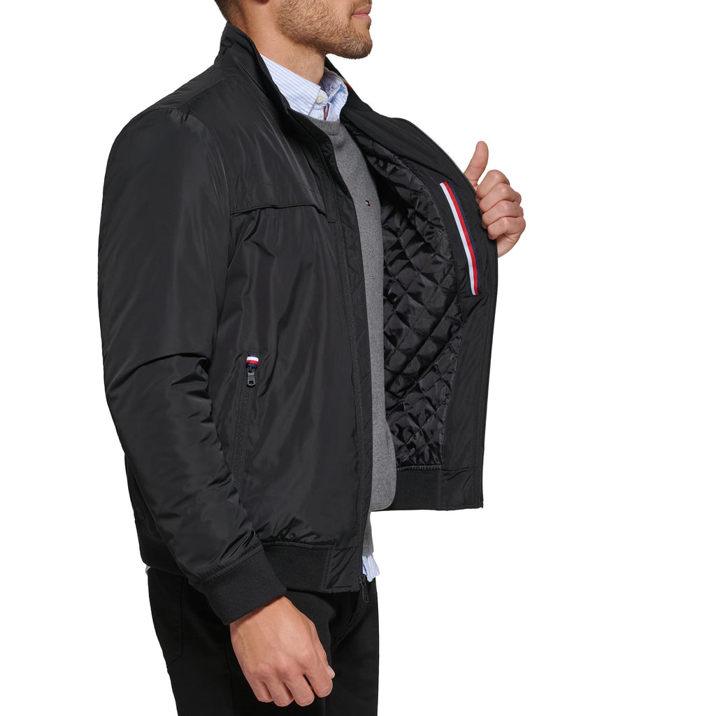 Tommy Hilfiger Men's Performance Faux Memory Bomber Jacket