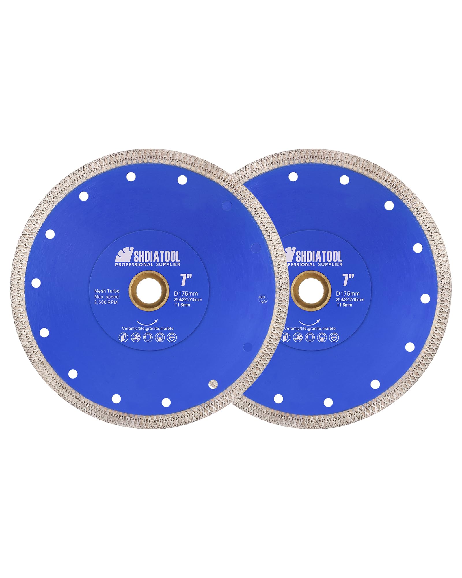 SHDIATOOL 3-3/8 Inch Diamond Saw Blade Cutting Porcelain Tile Ceramic Granite Marble Brick