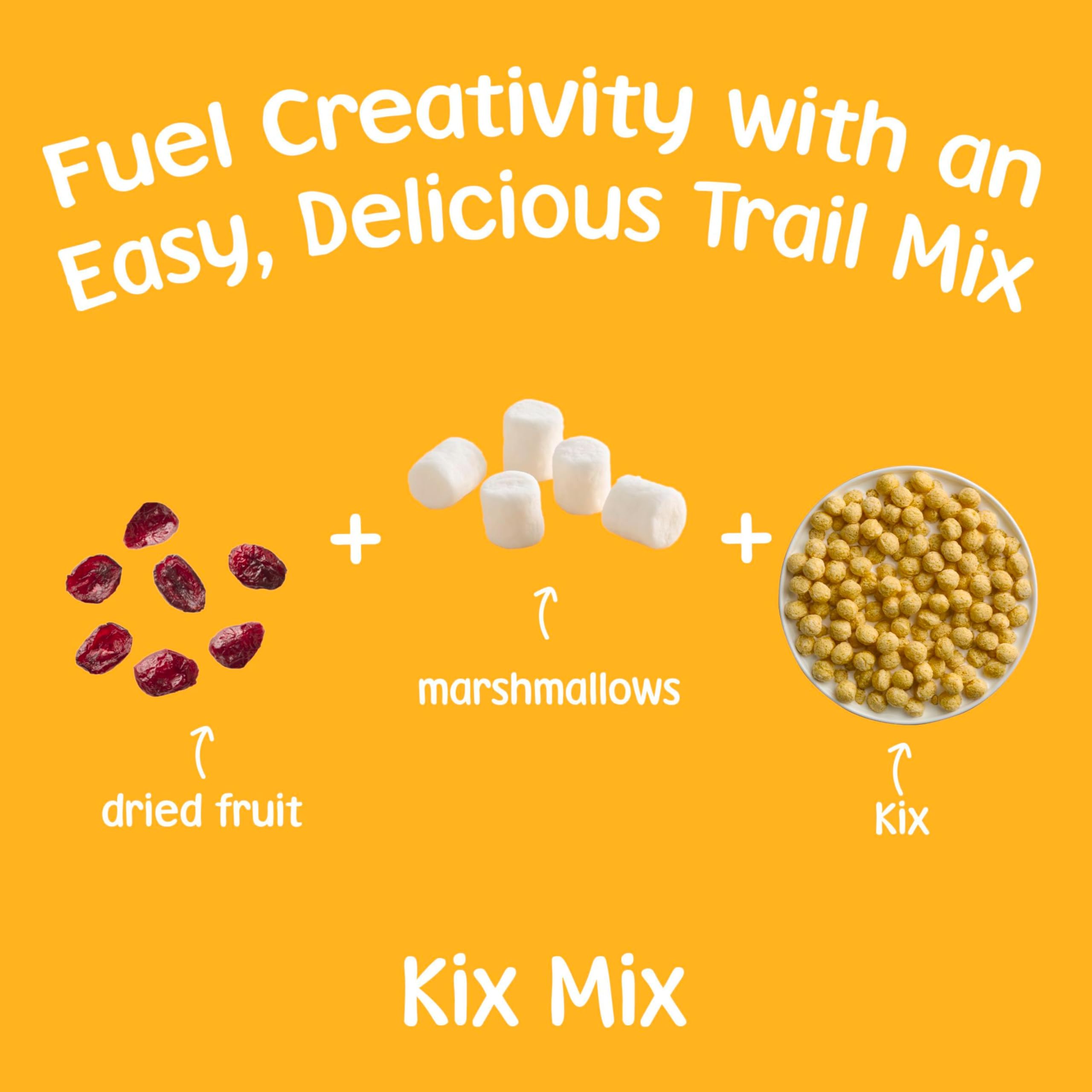 Kix Whole Grain Breakfast Cereal, Crispy Corn Cereal Puffs, 12 oz