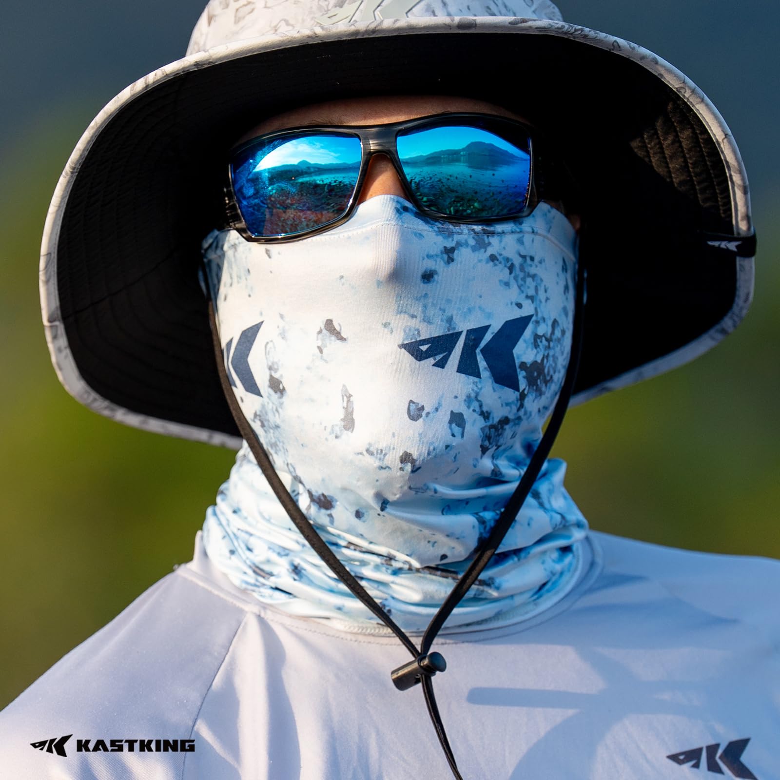 KastKing Sol Armis Neck Gaiter - UPF 50 Face Mask - UV Sun Protection Mask for Men & Women, Fishing, Hiking
