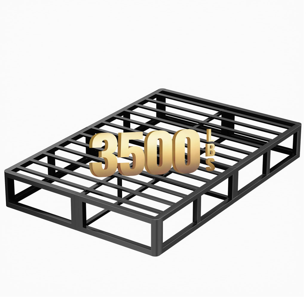 ROIL 10 Inch Twin Box Spring, Heavy Duty Metal Box Spring Mattress Foundation with Fabric Cover, 3500lbs Max Weight Capacity, Easy Assembly, Noise Free, Non-Slip