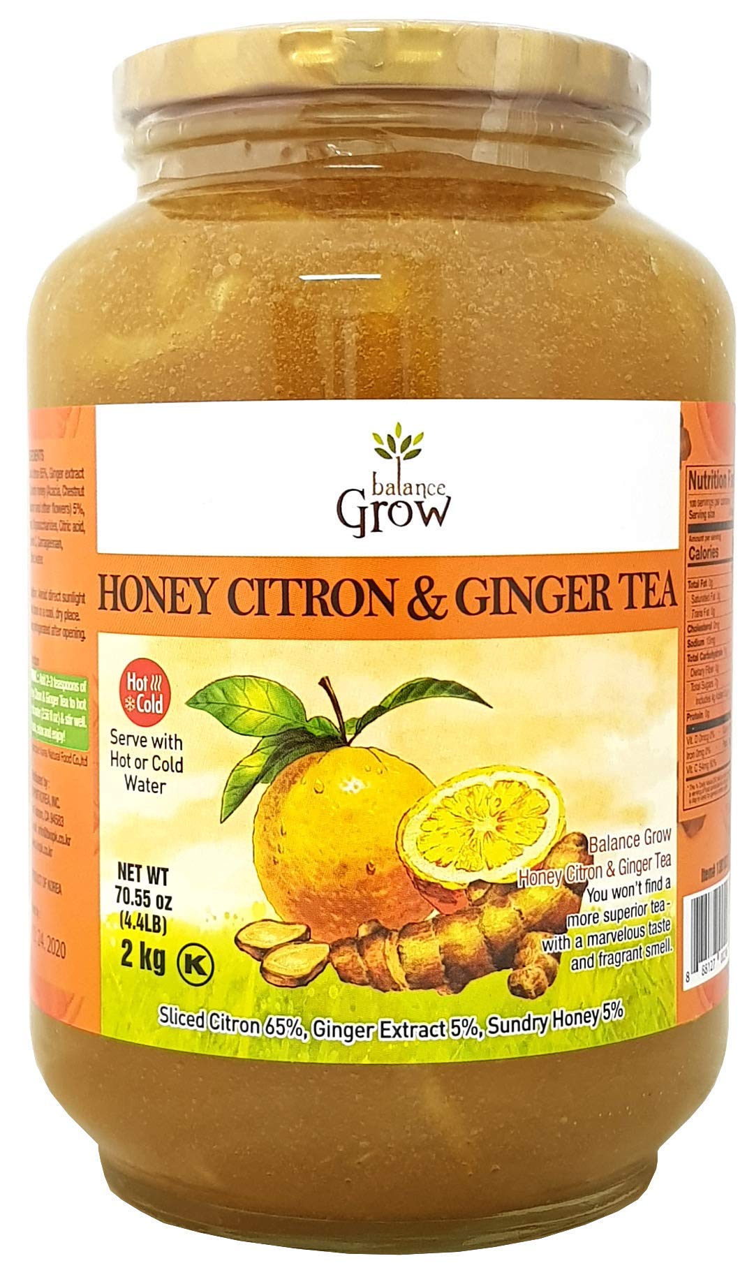 Balance Grow Honey Citron & Ginger Tea 2.2lb