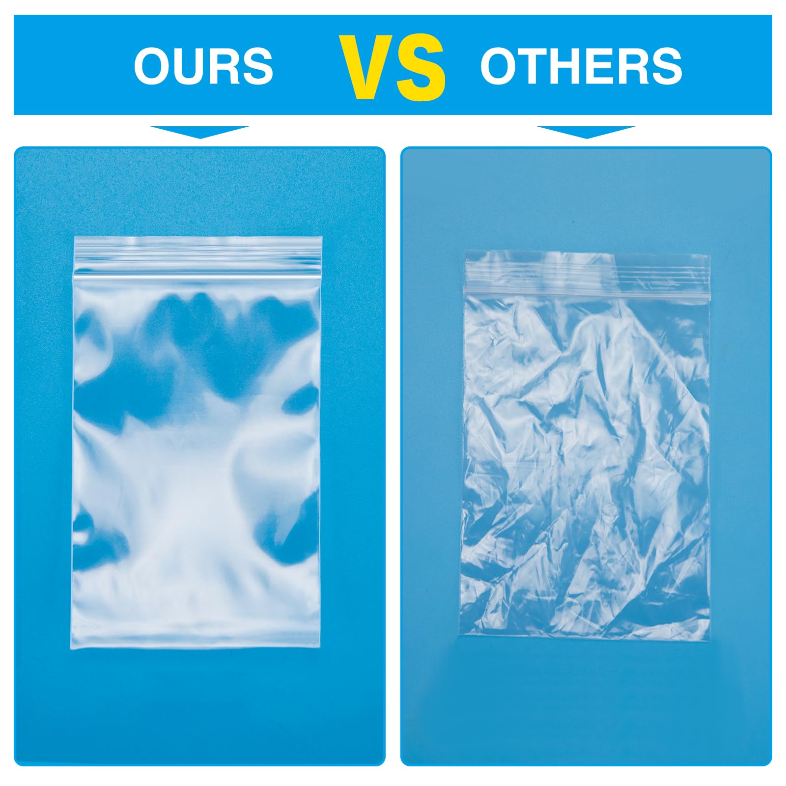 1200pcs 1.5" x 1.5" 2 Mil Clear Plastic Zip Bags, Bulk Jewelry Bag, Poly Bags with Resealable Zip Top for Pills, Meds, Jewelry, Travel, Storage, Packaging, Shipping