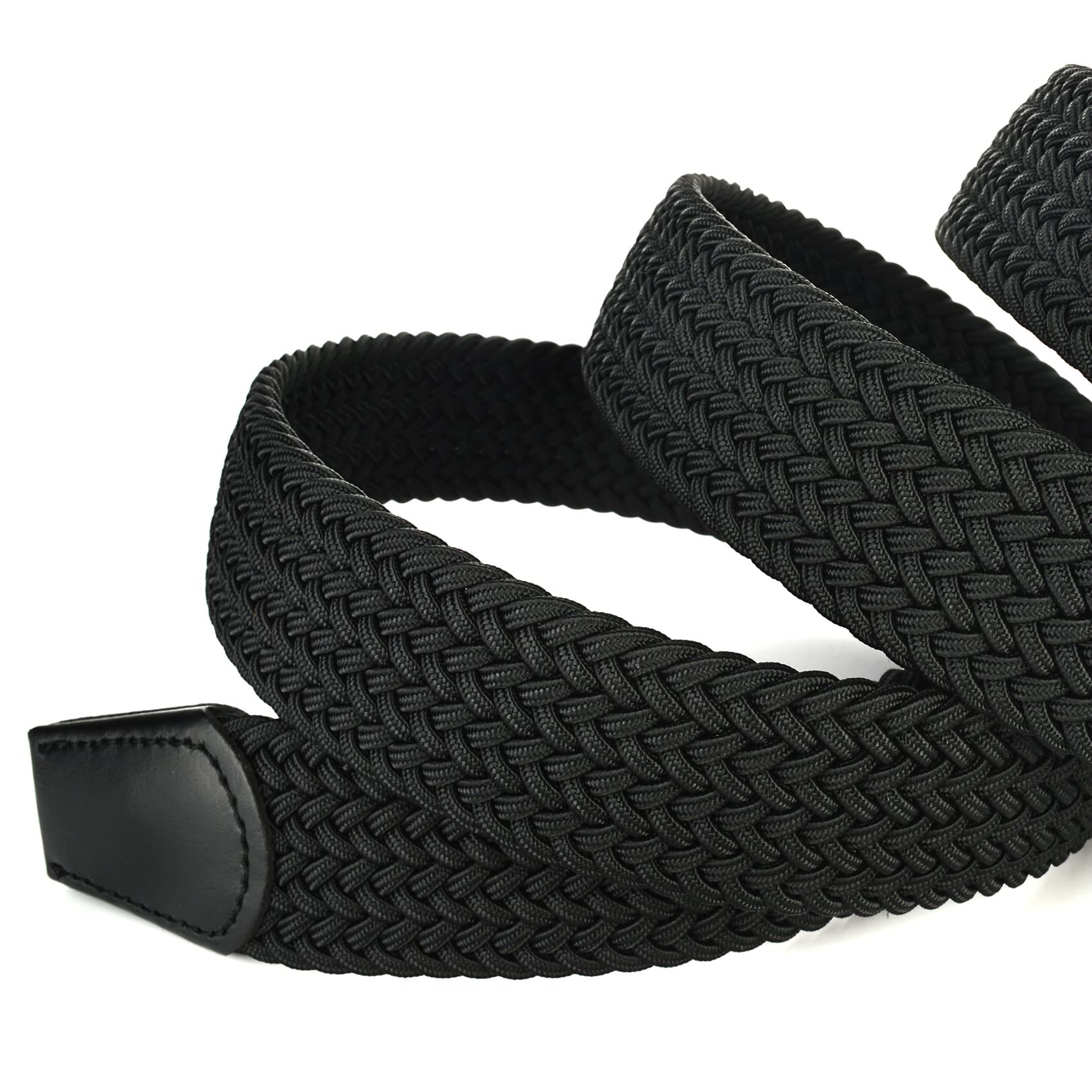 Plus Size 43'' to 75'' Mens Elastic Stretch Belts Big and Tall Belt