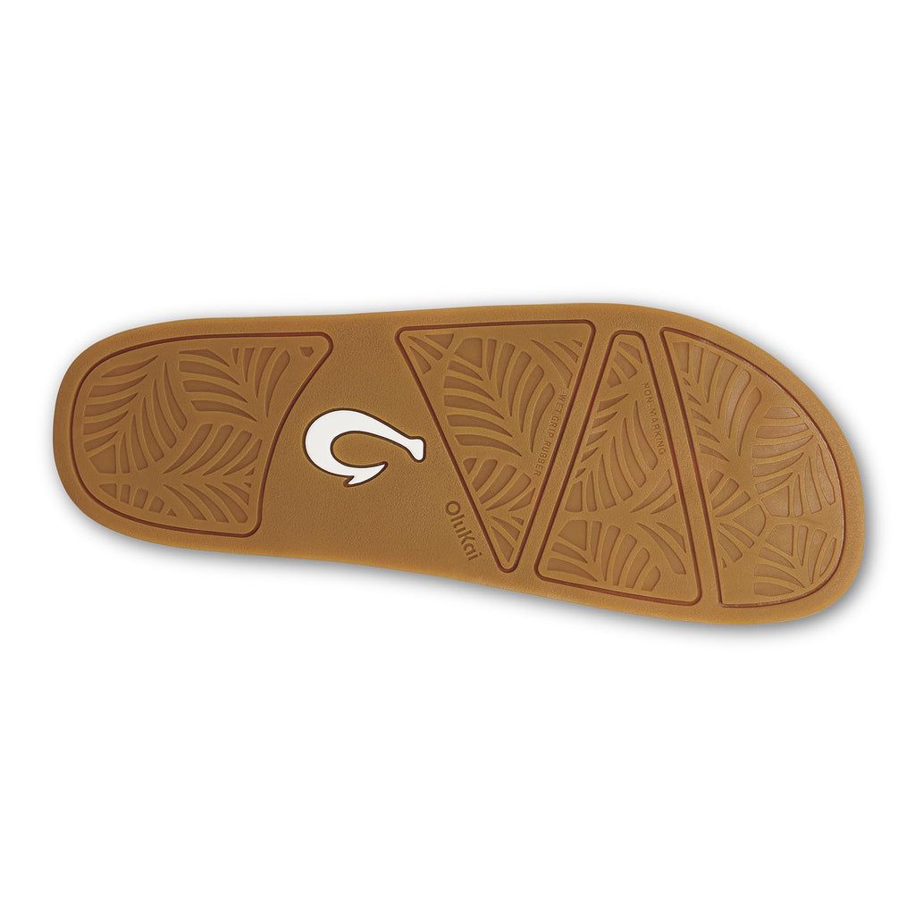 OluKai Kipe'a Olu Women's Slide Sandal, Premium Leather, Relaxed & Dressy Design For Any Occasion, All-Day Comfort & Fit