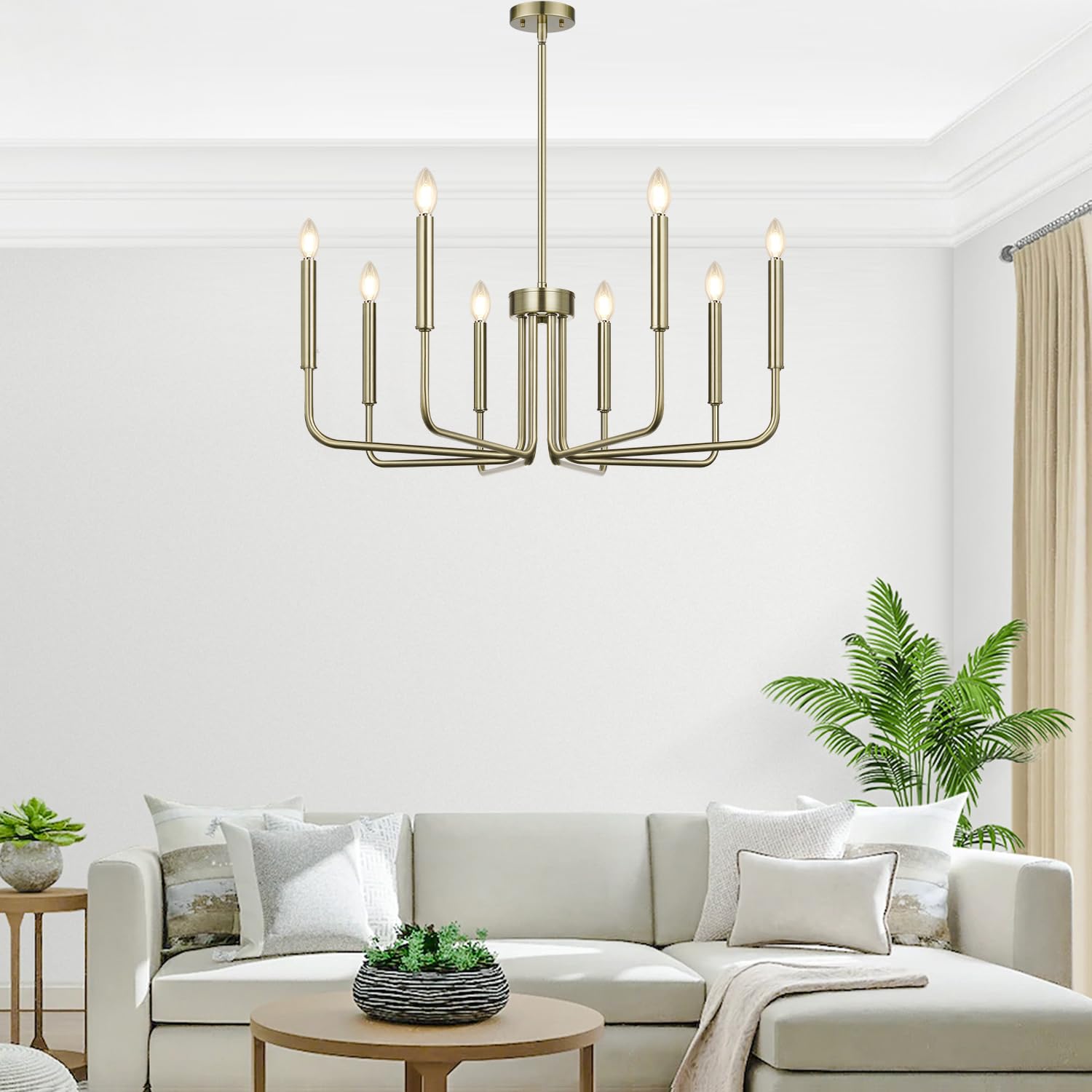 Rustic Black Chandelier, 6-Light Antique Farmhouse Chandelier for Dining Room Lighting Fixtures, Vintage Candle Pendant Light Fixtures Chandeliers for Dining Room Bedroom, Foyer and Living Room