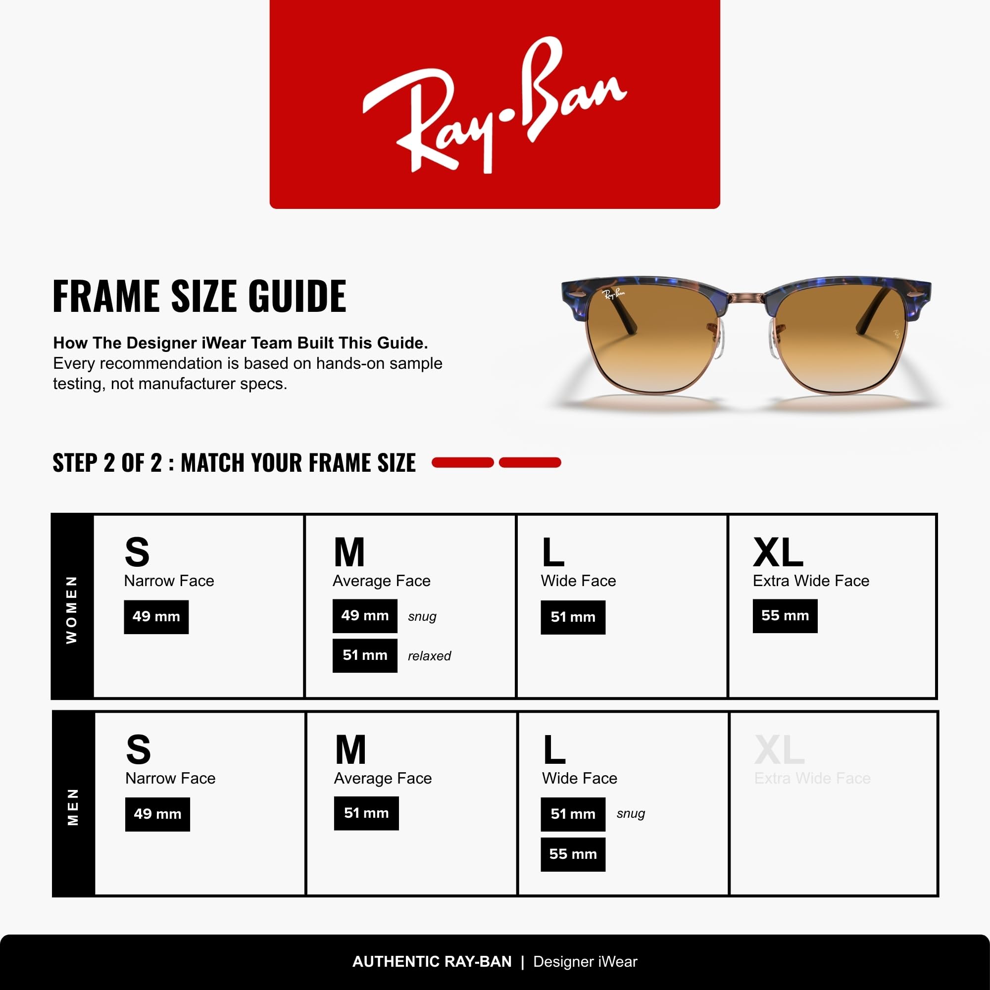 Ray-Ban RB3016 Clubmaster Classic Square Sunglasses for Men for Women