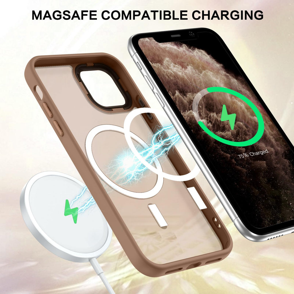 BENTOBEN for iPhone 11 Pro Case 2019 [Compatible with Magsafe] Translucent Matte Magnetic Phone Case iPhone 11 Pro 5.8" Slim Thin Shockproof Bumper Women Men Protective Cases Cover, Black
