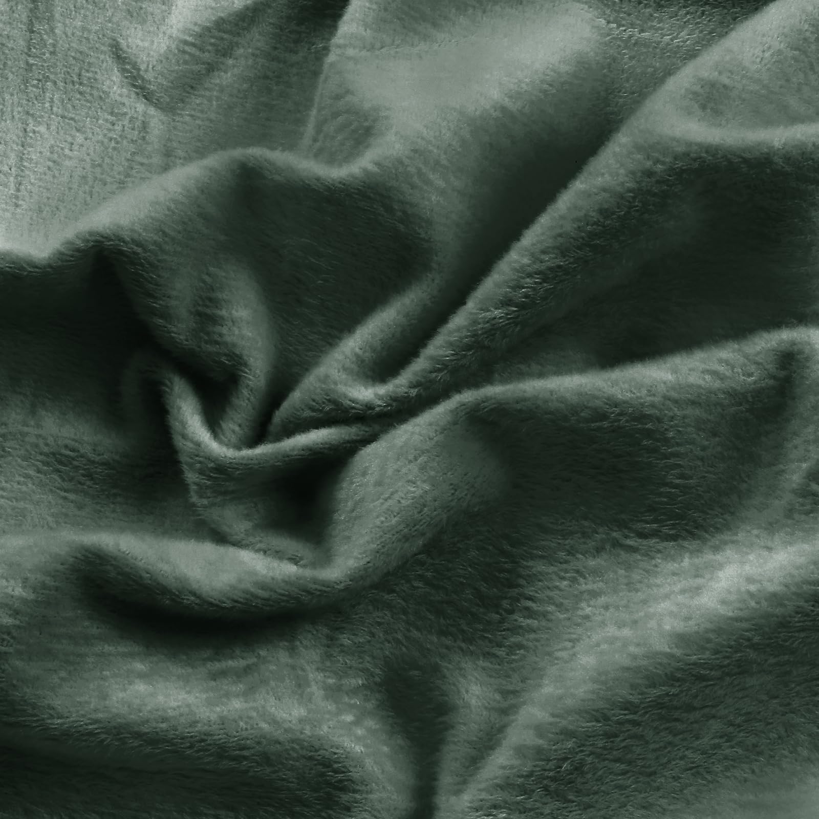 Entisn Minky Fabric by The Yard, 1 Yard x 60 Inch Wide Pre-Cut Fleece Fabric Beige Cuddle Minky, Solid Soft Plush for Blanket, Pillow Cover, Scarf, Sewing