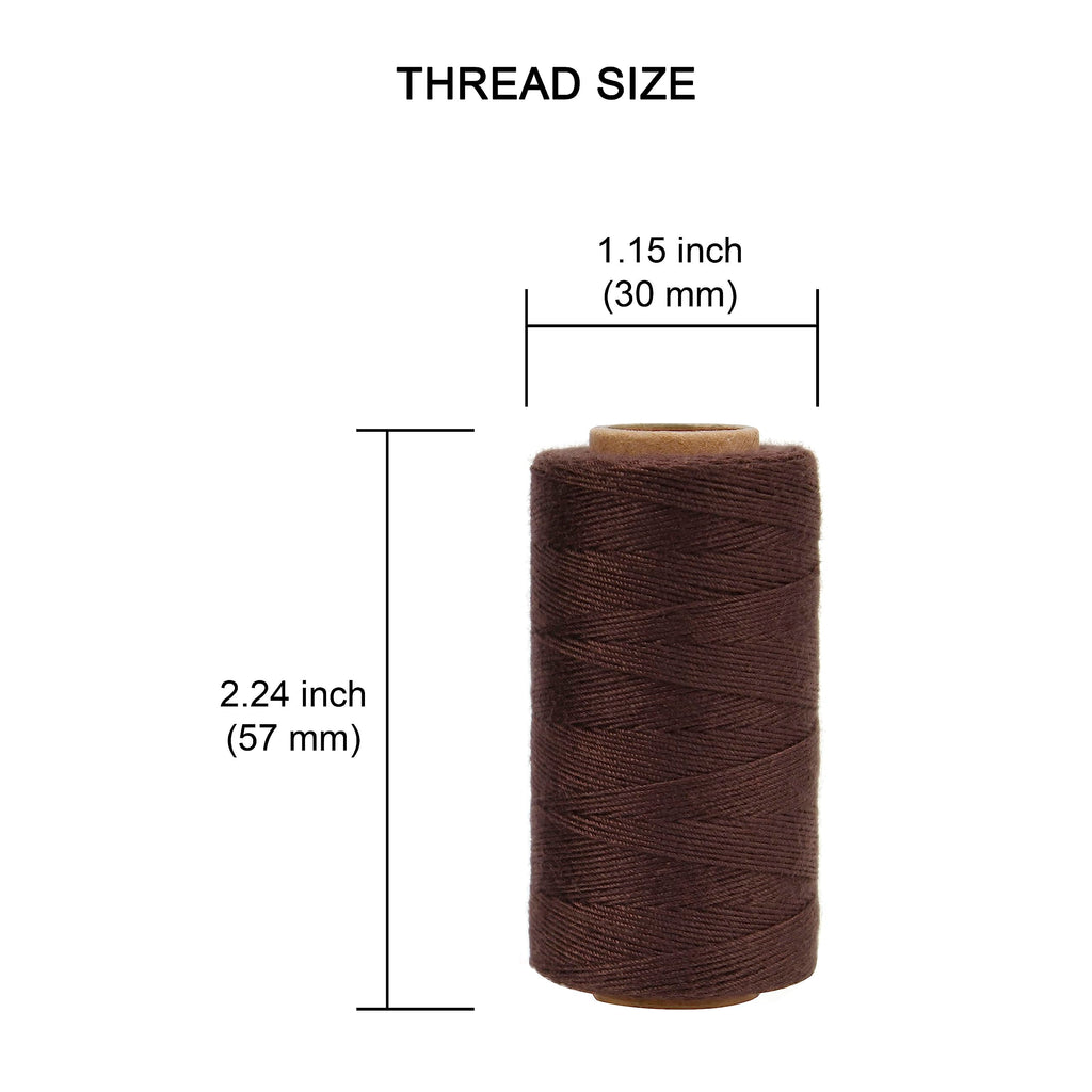Lusecarl Polyester Thread 110 Yards Each Spool for Hair Extensions 3 Rolls Hair Weave Sewing Threads for Hand Sewing, Hair Extensions, Making Wigs DIY (3 Thread, Black)