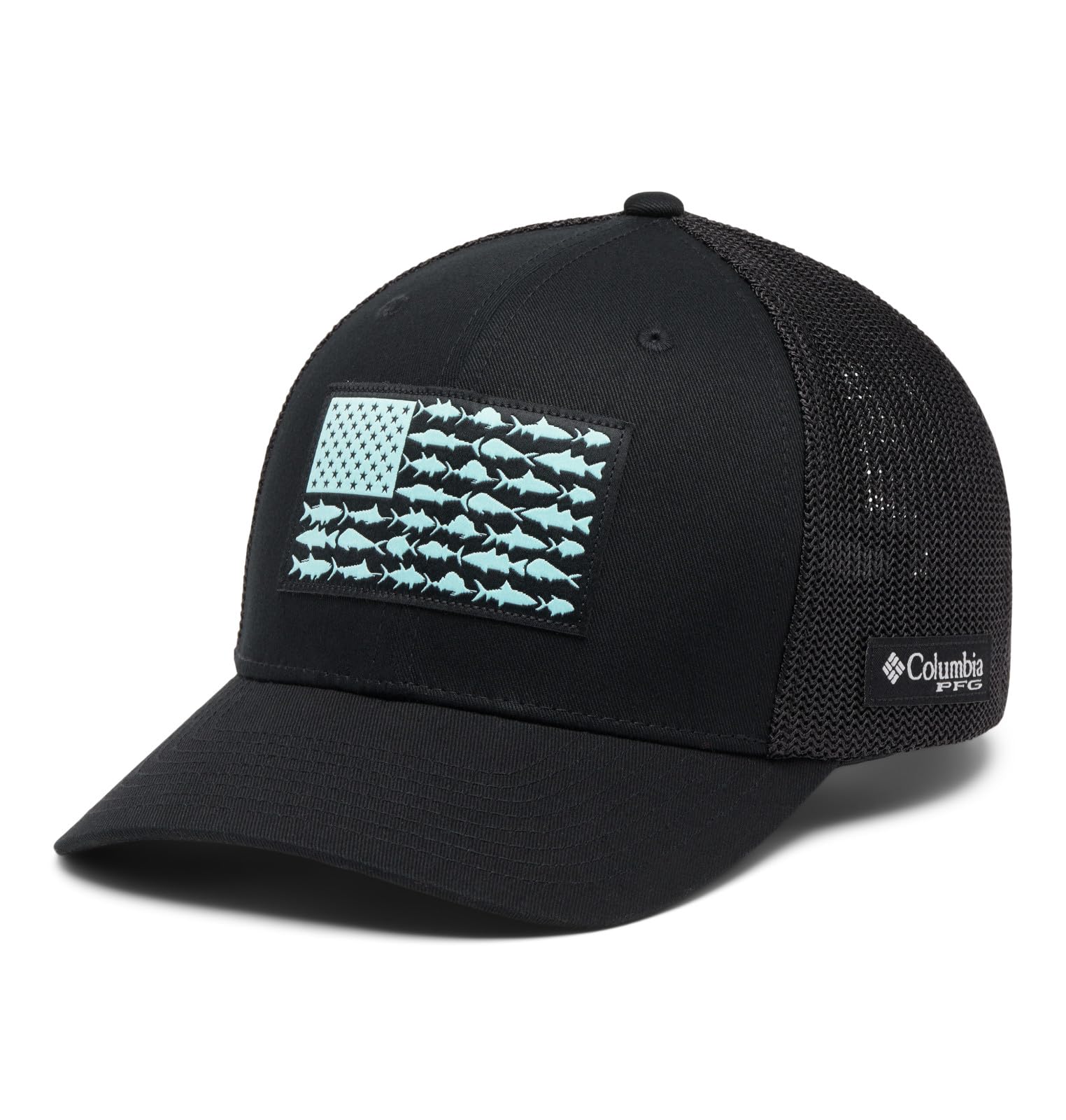 Columbia Unisex Adult PFG Logo Mesh Ball Cap