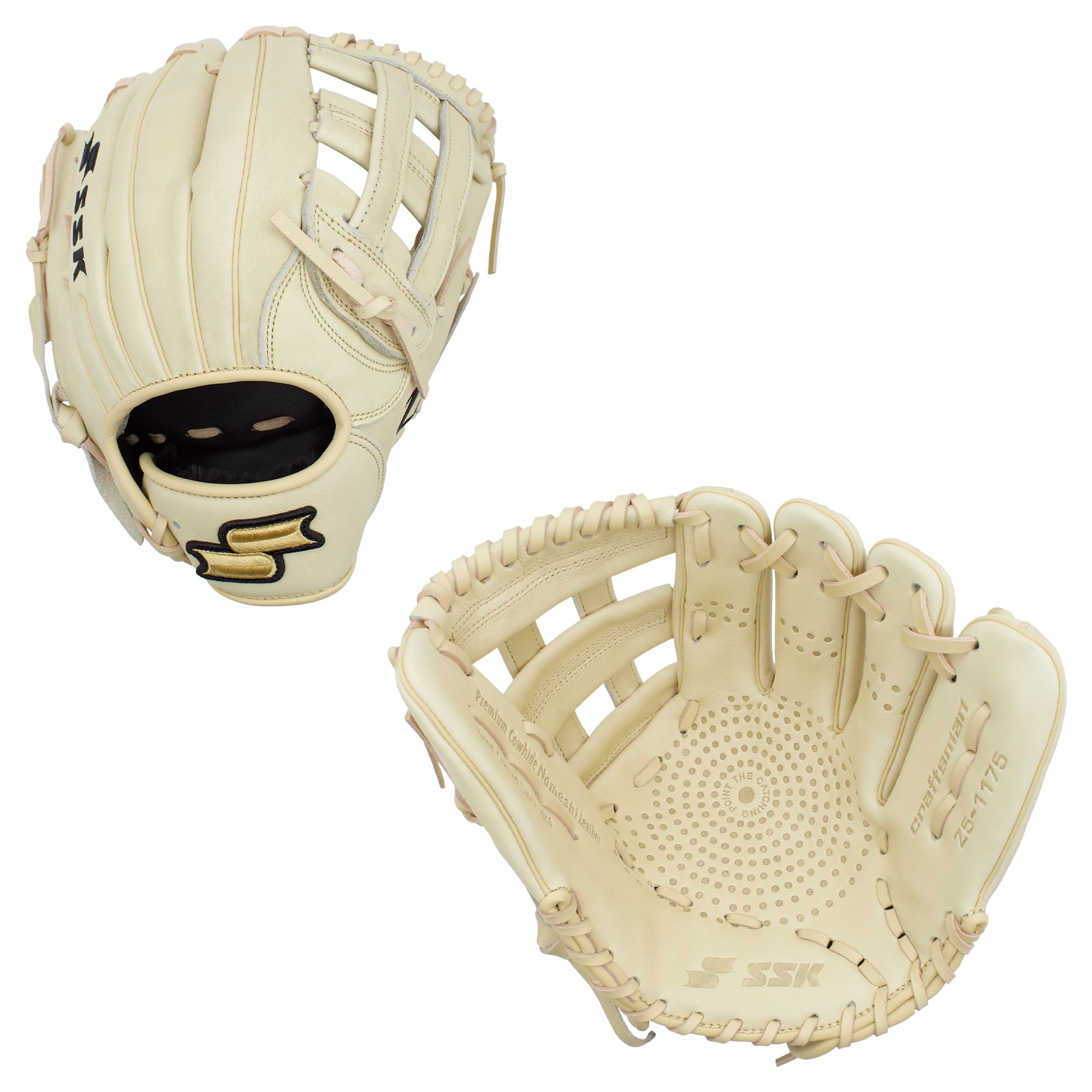 SSK Z5 Craftsman Infield Baseball Glove – 11.25” - 11.5” - 11.75” - 12” – Right & Left Hand Throw