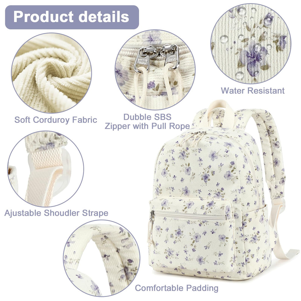 BTOOP Mini Backpack Women Girls Water-resistant Small Backpack Purse Shoulder Bag for Womens Adult Kids School Travel