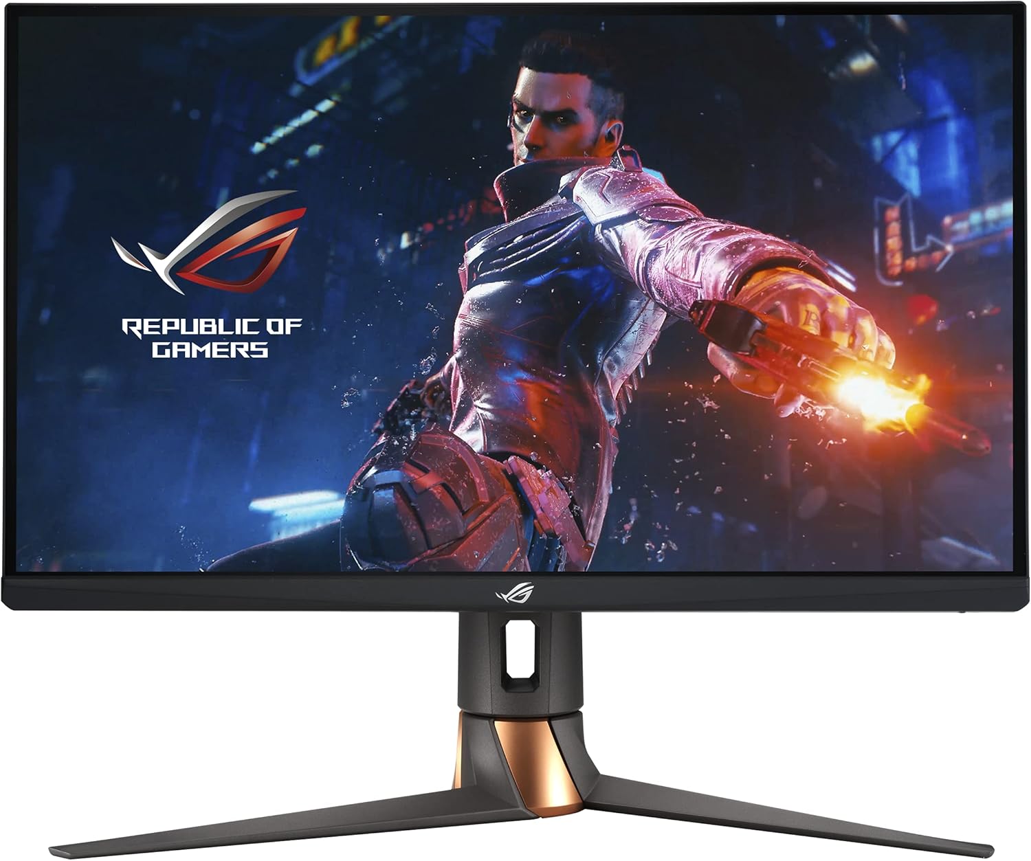 ASUS ROG Swift 27” 1440P Gaming Monitor (PG279QM) - WQHD, Fast IPS, 240Hz, 1ms, G-SYNC, NVIDIA Reflex Latency Analyzer, DisplayHDR400, Eye Care, HDMI, DisplayPort, USB, Height Adjustable,BLACK
