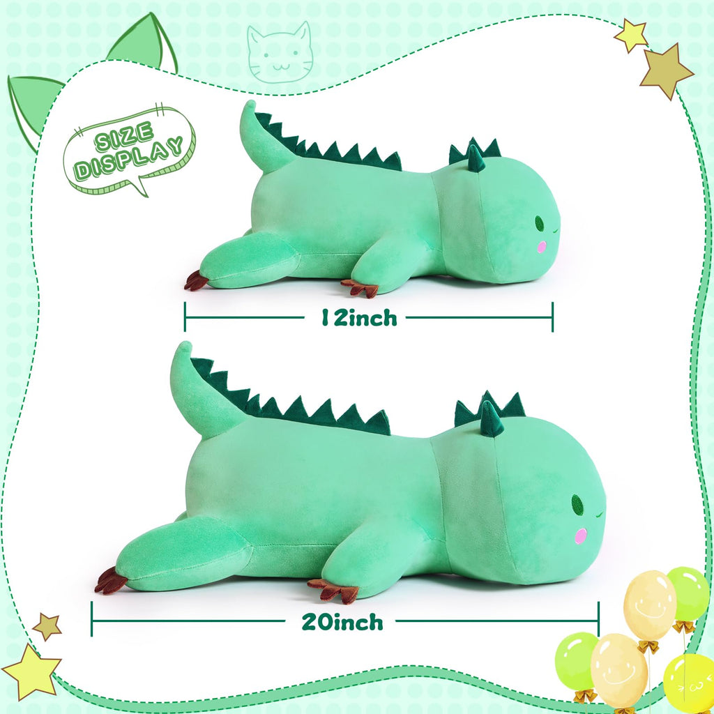 SNOWOLF Black Axolotl Plush Pillow Cute and Soft Axolotl Stuffed Animal Kawaii Plushie Toy Great Gift for Kids, 12"